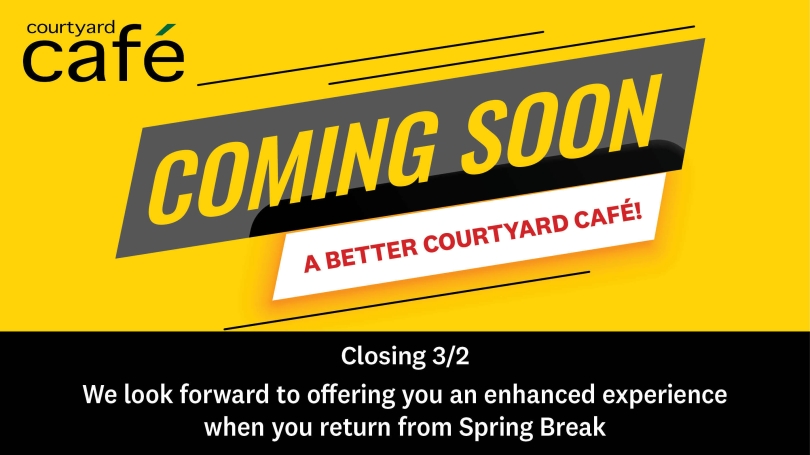 Courtyard Café Closure
